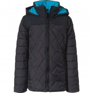 Preisvergleich für Jacken & Outdoorkleidung: Winterjacke  anthrazit/türkis Gr. 110 Mädchen Kleinkinder