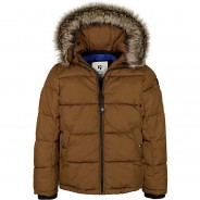 Preisvergleich für Jacken & Outdoorkleidung: Winterjacke  braun Gr. 128/134 Jungen Kinder