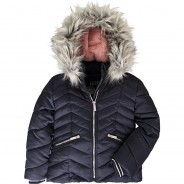 Preisvergleich für Jacken & Outdoorkleidung: Winterjacke  dunkelblau Gr. 98 Mädchen Kleinkinder