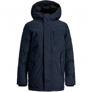 Preisvergleich für Jacken & Outdoorkleidung: Winterjacke JCOCASPAR  dunkelblau Gr. 128 Jungen Kinder
