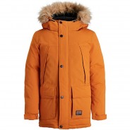 Preisvergleich für Jacken & Outdoorkleidung: Winterjacke JJSUPER  orange Gr. 164 Jungen Kinder