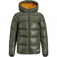 Preisvergleich für Jacken & Outdoorkleidung: Winterjacke JJVENUS  dunkelgrau Gr. 140 Jungen Kinder