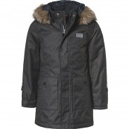 Preisvergleich für Jacken & Outdoorkleidung: Winterjacke LWJODIE 717  grau Gr. 116 Mädchen Kinder