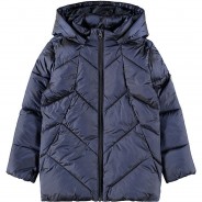Preisvergleich für Jacken & Outdoorkleidung: Wintermantel NKFMADIA  dunkelblau Gr. 152 Mädchen Kinder