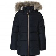 Preisvergleich für Jacken & Outdoorkleidung: Wintermantel NKFMERETHE  dunkelblau Gr. 128 Mädchen Kinder