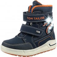 Preisvergleich für Schuhe: Winterstiefel Blinkies TEX  blau/orange Gr. 35 Jungen Kinder