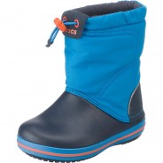 Preisvergleich für Schuhe: Winterstiefel Crocband LodgePoint Boot  blau Gr. 23/24 Jungen Kleinkinder