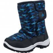 Preisvergleich für Schuhe: Winterstiefel  dunkelblau Gr. 34 Jungen Kinder