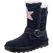Preisvergleich für Schuhe: Winterstiefel FLAVIA , Sterne blau-kombi Gr. 34 Mädchen Kinder