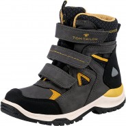 Preisvergleich für Schuhe: Winterstiefel TEX  schwarz/gelb Gr. 34 Jungen Kinder