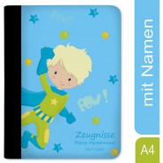 Preisvergleich für Schulbedarf: Zeugnismappe / Dokumentemappe mit Name personalisiert Superheld Blau blau