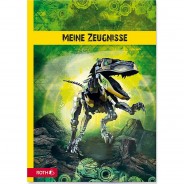 Preisvergleich für Schulbedarf: Zeugnismappe Robo-Rex A4, wattiert, inkl. 10 Einlagen