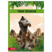Preisvergleich für Schulbedarf: Zeugnismappe Tyrannosaurus A4, wattiert, Folieneffekt, inkl. 10 Einlagen