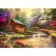 Preisvergleich für Puzzle: Bluebird Puzzle Brookside Retreat 1000 Teile Puzzle Bluebird-Puzzle-70206