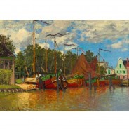 Preisvergleich für Puzzle: Bluebird Puzzle Claude Monet - Boats at Zaandam, 1871 1000 Teile Puzzle Art-by-Bluebird-60031