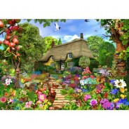 Preisvergleich für Puzzle: Bluebird Puzzle English Cottage Garden 1500 Teile Puzzle Bluebird-Puzzle-F-90010