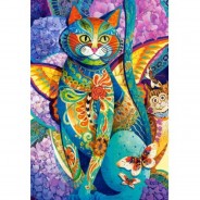 Preisvergleich für Puzzle: Castorland David Galchutt: Feline Fiesta 1500 Teile Puzzle Castorland-151448