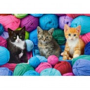 Preisvergleich für Puzzle: Castorland Kittens in a Yarn Store 1000 Teile Puzzle Castorland-104796