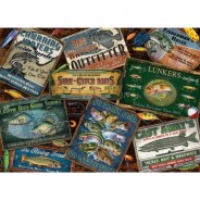 Preisvergleich für Puzzle: Cobble Hill / Outset Media Fish Signs 1000 Teile Puzzle Cobble-Hill-80130