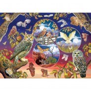 Preisvergleich für Puzzle: Cobble Hill / Outset Media Owl Magic 1000 Teile Puzzle Cobble-Hill-80220