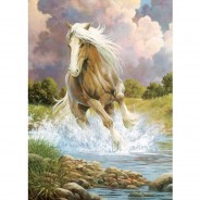Preisvergleich für Puzzle: Cobble Hill / Outset Media River Horse 1000 Teile Puzzle Cobble-Hill-80279