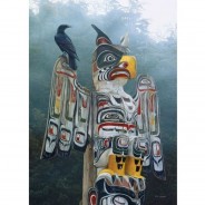 Preisvergleich für Puzzle: Cobble Hill / Outset Media Totem Pole in the Mist 1000 Teile Puzzle Cobble-Hill-80085