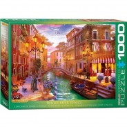 Preisvergleich für Puzzle: Eurographics Dominic Davison - Sunset over Venice 1000 Teile Puzzle Eurographics-6000-5353