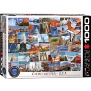 Preisvergleich für Puzzle: Eurographics Globetrotter USA 1000 Teile Puzzle Eurographics-6000-0750
