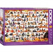 Preisvergleich für Puzzle: Eurographics Halloween Puppies and Kittens 1000 Teile Puzzle Eurographics-6000-5416