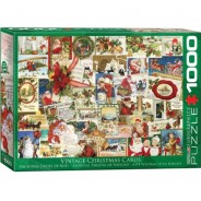 Preisvergleich für Puzzle: Eurographics Vintage Weihnachtskarten 1000 Teile Puzzle Eurographics-6000-0784