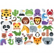 Preisvergleich für Puzzle: Eurographics XXL Teile - Emoji Wildlife Animals 100 Teile Puzzle Eurographics-6100-5395