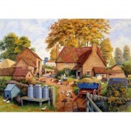 Preisvergleich für Puzzle: Falcon Autumn on the Farm 1000 Teile Puzzle Jumbo-11274