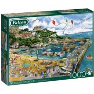 Preisvergleich für Puzzle: Falcon Newquay Harbour 1000 Teile Puzzle Jumbo-11290