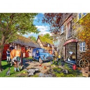 Preisvergleich für Puzzle: Falcon The Blacksmith's Cottage 1000 Teile Puzzle Jumbo-11333