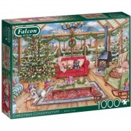 Preisvergleich für Puzzle: Falcon The Christmas Conservatory 1000 Teile Puzzle Jumbo-11275