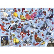 Preisvergleich für Puzzle: Gibsons Pigeons of Britain 1000 Teile Puzzle Gibsons-G6607