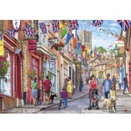 Preisvergleich für Puzzle: Gibsons Steep Hill 1000 Teile Puzzle Gibsons-G6229