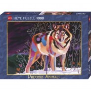 Preisvergleich für Puzzle: Puzzle Precious Animals by bob Coonts - Night Wolf, 1.000 Teile