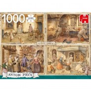 Preisvergleich für Puzzle: Jumbo Anton Pieck - Bakers from 19th Century 1000 Teile Puzzle Jumbo-18818