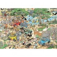 Preisvergleich für Puzzle: Safari & Sturm 2x, Jan van Haasteren 1.000 Teile