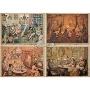 Preisvergleich für Puzzle: Jumbo Premium Collection - Anton Pieck, Living Room Entertainment 1000 Teile Puzzle Jumbo-18856
