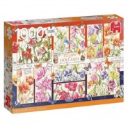 Preisvergleich für Puzzle: Jumbo Tulpen aus Holland 1000 Teile Puzzle Jumbo-18852