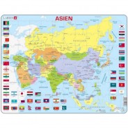 Preisvergleich für Puzzle: Larsen Rahmenpuzzle - Asien 70 Teile Puzzle Larsen-K44-DE