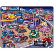 Preisvergleich für Puzzle: Rahmen-Puzzle, 58 Teile, 36x28 cm, Autos