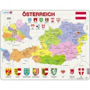 Preisvergleich für Puzzle: Larsen Rahmenpuzzle - Österreich 70 Teile Puzzle Larsen-K41-DE