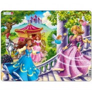 Preisvergleich für Puzzle: Larsen Rahmenpuzzle - Prinzessinnen 24 Teile Puzzle Larsen-US10
