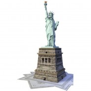 Preisvergleich für Puzzle: Ravensburger 3D Puzzle - New York: Freiheitsstatue 108 Teile Puzzle Ravensburger-12584