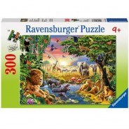 Preisvergleich für Puzzle: Abendsonne am Wasserloch