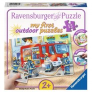 Preisvergleich für Puzzle: Die Feuerwehr saust herbei