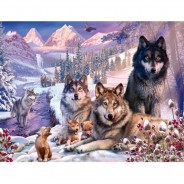 Preisvergleich für Puzzle: Wölfe im Schnee